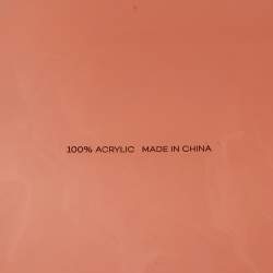 Pre Owned Cult Gaia Pink Marble Print Acrylic EOS Box Bag