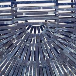 Cult Gaia Navy Blue Acrylic Ark Clutch
