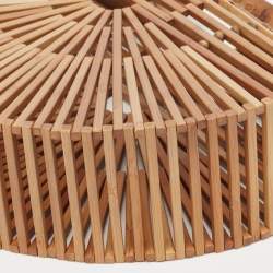 Cult Gaia Brown Bamboo Small Ark Bag