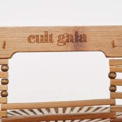 Cult Gaia Brown Bamboo Small Ark Bag