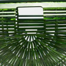 Cult Gaia Green Acrylic Ark Clutch