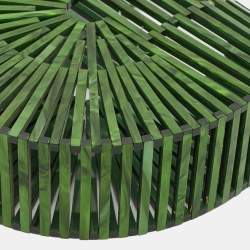 Pre Owned Cult Gaia Green Acrylic Ark Clutch