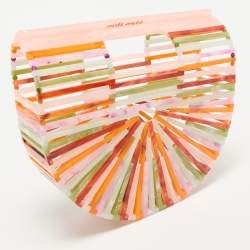 Cult Gaia Multicolor Acrylic Ark Clutch