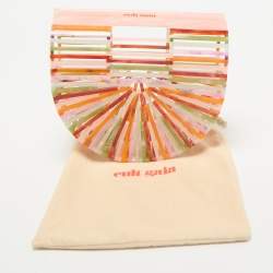 Cult Gaia Multicolor Acrylic Ark Clutch