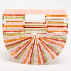 Cult Gaia Multicolor Acrylic Ark Clutch