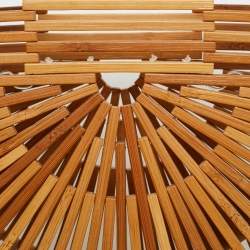 Cult Gaia Brown Bamboo Ark Clutch