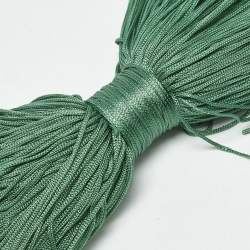 Pre Owned Cult Gaia Green Fabric Angelou Clutch