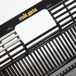 Pre Owned Cult Gaia Black Acrylic Small Ark Clutch