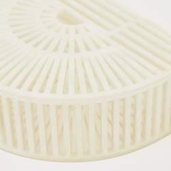 Pre Owned Cult Gaia Pearl White Acrylic Mini Ark Clutch