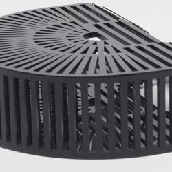 Pre Owned Cult Gaia Black Acrylic Mini Ark Clutch