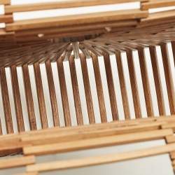 مملوكة مسبقًا Cult Gaia Ark Brown Bamboo Clutch