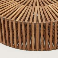 مملوكة مسبقًا Cult Gaia Ark Brown Bamboo Clutch