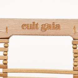 مملوكة مسبقًا Cult Gaia Ark Brown Bamboo Clutch