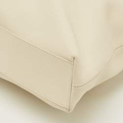 Pre Owned حقيبة يد كالت غايا جلد أبيض Off Reza