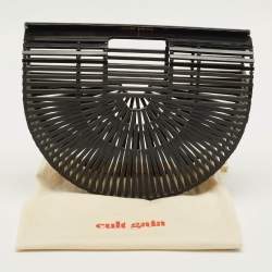 Pre Owned Cult Gaia Ark Black Acrylic Clutch