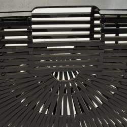 Pre Owned Cult Gaia Ark Black Acrylic Clutch