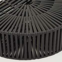 Pre Owned Cult Gaia Ark Black Acrylic Clutch