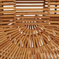 Pre Owned حقيبة كلتش بامبو بنية كالت غايا