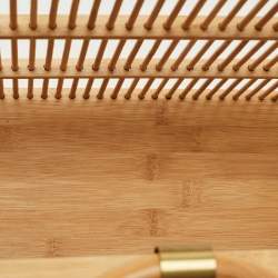 Pre Owned Cult Gaia Coco Beige Bamboo Tote