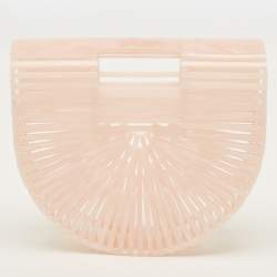 مملوكة مسبقًا Cult Gaia Ark Mini Pink Acrylic Clutch