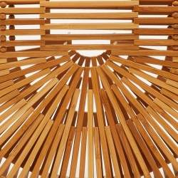 مملوكة مسبقًا حقيبة كلتش كالت غايا خشب البامبو بني آرك