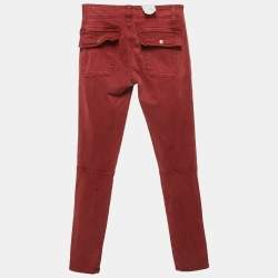 Current Elliot Red Denim High Waist Jeans S Waist 24" 