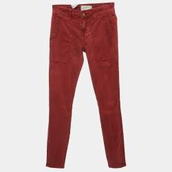 Current Elliot Red Denim High Waist Jeans S Waist 24" 