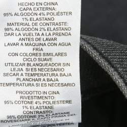 Pre Owned Current Elliott Grey Denim The Ultra High Waist Skinny Jeans L Waist 32"