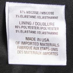 Pre Owned Cushnie et Ochs Black Embellished Crepe Off-Shoulder Midi Dress M