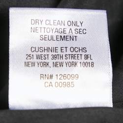 Pre Owned Cushnie et Ochs Black Embellished Crepe Off-Shoulder Midi Dress M