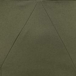Pre Owned Cushnie Et Ochs Safari Green Stretch Cotton Keyhole Detail Mini Dress XS 