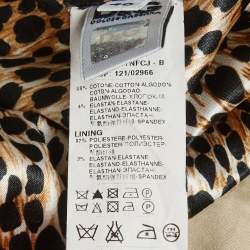 Pre Owned D&G Khaki Green Cotton Mini Dress S