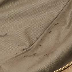 Pre Owned حقيبة كروس دولتشي أند غابانا جلد بيج بجيب مزدوجة