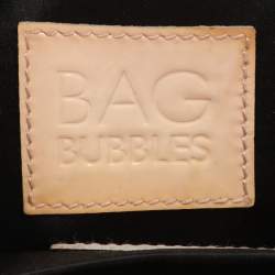 Pre Owned D&G Bubbles Yellow Patent Leather Chain Clutch