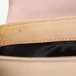 Pre Owned D&G Bubbles Yellow Patent Leather Chain Clutch