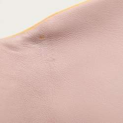 Pre Owned D&G Bubbles Yellow Patent Leather Chain Clutch