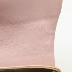 Pre Owned D&G Bubbles Yellow Patent Leather Chain Clutch