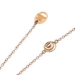 مملوكة مسبقًا قلادة دامياني داميانيسيما دلاية وجهين ألماس و سيراميك و ذهب وردي عيار 18 