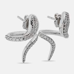 Damiani Eden Diamond 18k White Gold Earrings