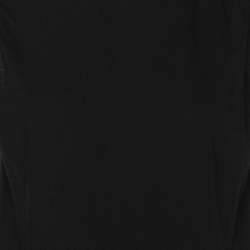 Pre Owned Twinset Black Cotton Fringes Tank Top XS