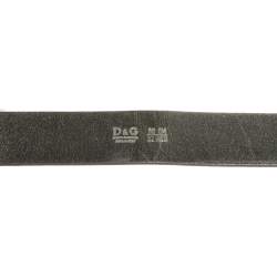 D&G Lilac/Silver Leather Logo Belt 80CM