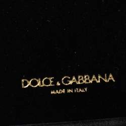 Pre Owned Dolce & Gabbana Multicolor Leather Pineapple Crystal Embellished iPhone 7 Cover