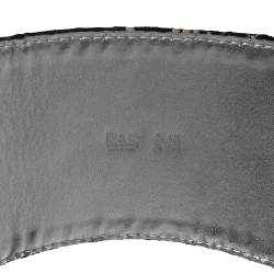 Pre Owned D&G Black Lace Wide Buckle Belt 85CM