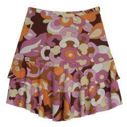 Pre Owned D&G Printed Skirt L