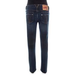 D&G Blue Denim Low Rise Regular Fit Jeans L 