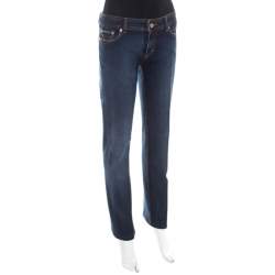 D&G Blue Denim Low Rise Regular Fit Jeans L 