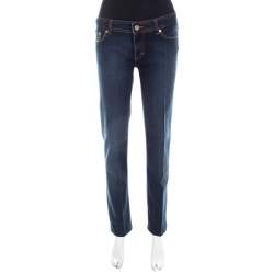 D&G Blue Denim Low Rise Regular Fit Jeans L 