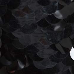 Pre Owned D&G Black Oversized Sequin Embellished Wool Sleeveless Dress XS