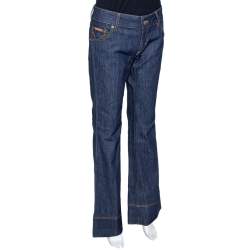 Pre Owned D&G Indigo Denim Flared Jeans M
