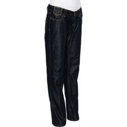 Pre Owned D&G Dark Blue Denim Regular Fit Lovely Jeans M